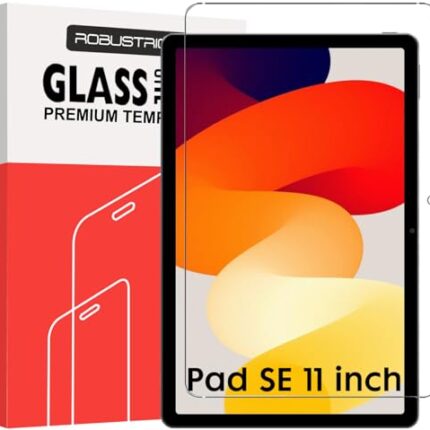 Robustrion Premium Tempered Glass for Redmi Pad SE 11 inch Screen Protector Guard for Redmi Pad SE Tablet [Anti-Scratch] & [Smudge Proof] - Pack of 1