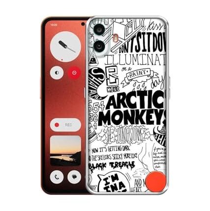 Casotec Arctic Monkeys Pattern Design Printed Silicon Soft TPU Back Case Cover for CMF by Nothing Phone 1 5G