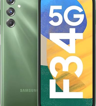 Samsung Galaxy F34 5G (Mistic Green, 8 GB RAM, 128 GB Storage) | 50 MP No Shake Camera | Auto Night Mode | 120 Hz AMOLED Display | 4K Videos | 6000 mAh Large Battery | Dolby Atmos | Gorilla Glass 5