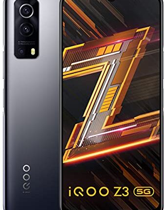 iQOO vivo Z3 5G (Ace Black, 8GB RAM, 128GB Storage) | India's First SD 768G 5G Processor | 55W FlashCharge | Upto 6 Months No Cost EMI