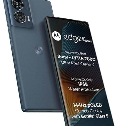 Motorola Edge 50 Fusion 5G (Forest Blue, 12GB RAM, 256GB Storage)