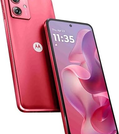 Motorola G64 5G (Red Berry, 12GB RAM, 256GB Storage) | Expandable Upto 2TB | Upto 24GB RAM with RAM Boost | 50MP (OIS) + 8MP | 16MP Front Camera | MediaTek Dimensity 7025 Processor | 6000 mAh Battery