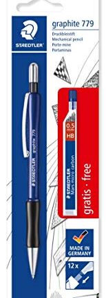 Staedtler Graphite 779, 0.5MM Mechanical Pencil With 1 Pack Of Lead