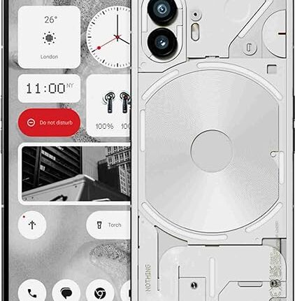 Nothing Phone (2) 5G (White, 12GB RAM, 512GB Storage) | 6.7 Inch LTPO OLED AMOLED Display | 50 MP(OIS)+50MP | 32MP Front Camera | Qualcomm Snapdragon 8+Gen 1 | 4700 mAh Battery 45W:100% in 55 Minutes