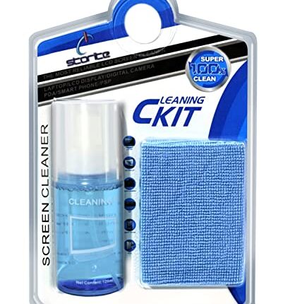 Storite 2 in 1 Screen Cleaning Kit for Laptops, Camera, Lens, TV, Monitor, Smartphone, Tablet (120ml)