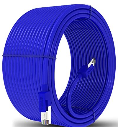 FEDUS Cat6 Ethernet Cable, 3 Meter/ 9.8 Feet High Speed 550MHZ / 1 Gigabit Speed UTP LAN Cable, Network Cable Internet Cable RJ45 Cable LAN Wire, Patch Gigabit Category 6 Wires for Modem, Router Blue