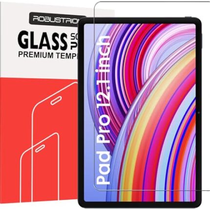 Robustrion Tempered Glass for Redmi Pad Pro 12.1 inch Screen Protector Guard for Redmi Pad Pro 12.1 inch 5G Tablet - 1 Pack