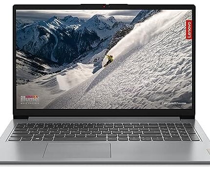 Lenovo IdeaPad Slim 1 AMD Ryzen 3 7320U 15.6" HD Thin and Light Laptop (8GB/512GB SSD/Windows 11 Home/MS Office 2021/Cloud Grey/1.58Kg), 82VG00JJIN