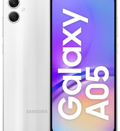 Samsung Galaxy A05 (Silver, 6GB, 128GB Storage) | 50 MP Main Camera | Upto 12GB RAM with RAM Plus | MediaTek Helio G85 | 5000 mAh Battery