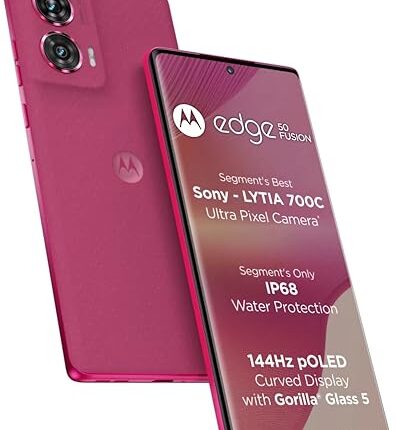 Motorola Edge 50 Fusion 5G (Hot Pink, 8GB RAM, 128GB Storage)