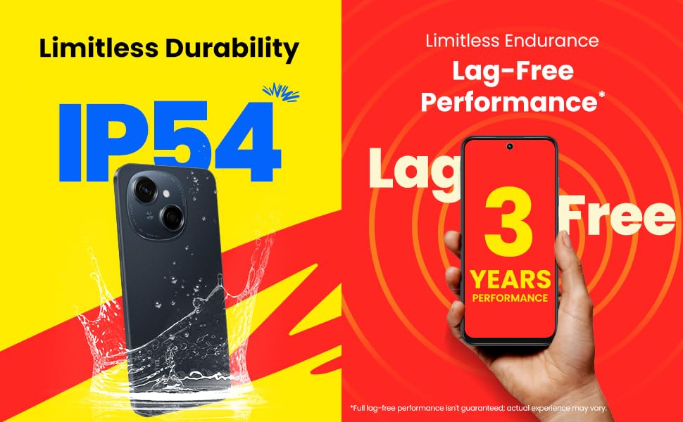 IP54 and 3 Years Lag Free Performance