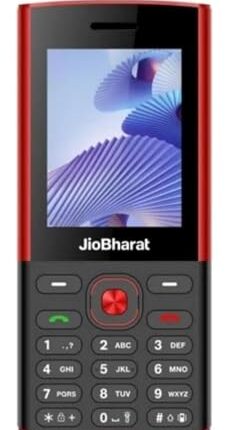 JioBharat K2 Karbonn 4G Keypad Phone with JioTV, JioCinema, JioSoundPay, JioSaavn, Long Lasting Battery, LED Torch, Digital Camera | Black & Red | Locked for JioNetwork