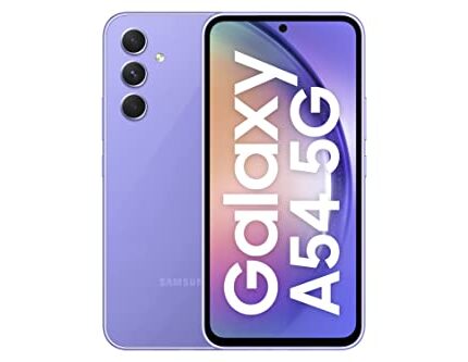 Samsung Galaxy A54 5G (Awesome Violet, 8GB, 128GB Storage) | 50 MP No Shake Cam (OIS) | IP67 | Gorilla Glass 5 | Voice Focus | Travel Adapter to be Purchased Separately