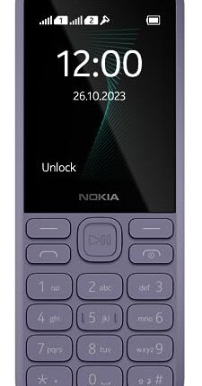 Nokia 130 Music | Built-in Powerful Loud Speaker with Music Player and Wireless FM Radio | Dedicated Music Buttons | Big 2.4 Display | 1 Month Standby Battery Life | Purple