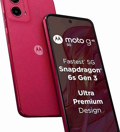 Motorola G45 5G (Viva Magenta, 8GB RAM, 128GB Storage)
