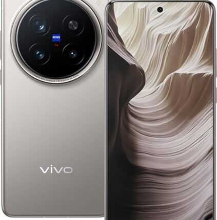 vivo X200 Pro 5G AI Smartphone (Titanium Grey, 16GB RAM+ 512GB Storage) | Mediatek Dimensity 9400 Processor | AMOLED Display | Dual Nano-SIM | 6000mAh Battery
