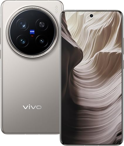 vivo X200 Pro 5G AI Smartphone (Titanium Grey, 16GB RAM+ 512GB Storage) | Mediatek Dimensity 9400 Processor | AMOLED Display | Dual Nano-SIM | 6000mAh Battery