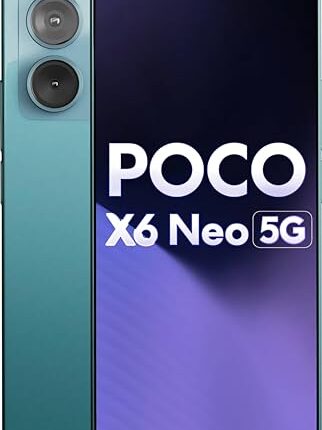 POCO X6 Neo 5G (Horizon Blue, 8GB RAM, 128GB Storage) | Dimensity 6080 Processor | 5000 mAh Battery + 33W Fast Charging | 108MP + 2MP Rear Camera & 16MP Front Camera