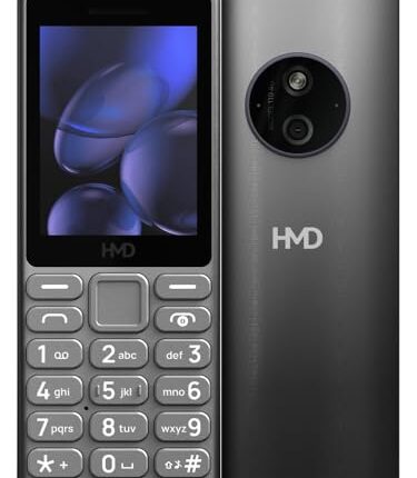 HMD 110 4G Keypad Phone with YouTube, Built-in Scan & Pay UPI App, Rear Camera, Long-Lasting Battery, Type - C Charging, Wireless FM Radio | Titanium
