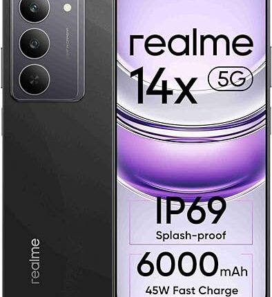 realme 14x 5G (Crystal Black, 8GB RAM, 128GB Storage)