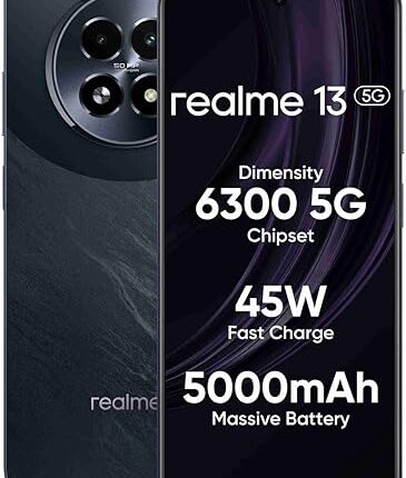 realme 13 5G (Dark Purple, 8GB RAM, 256GB Storage) | Expandable Upto 2TB | Up to 18GB Dynamic RAM | 50MP AI Dual Camera | 6.72" AMOLED Display | 45W Ultra Charging | Dimensity 6300 Processor