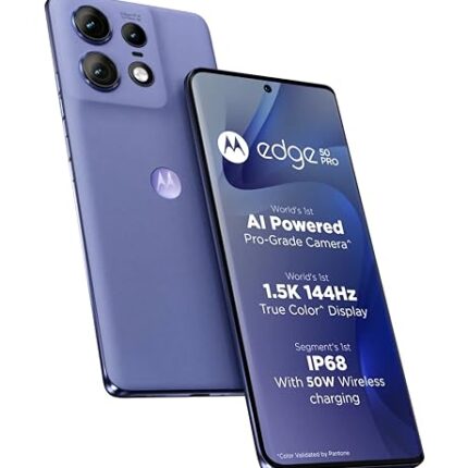 Motorola Edge 50 Pro 5G with 125W Charger (Luxe Lavender, 256 GB) (12 GB RAM)