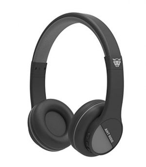 (Renewed) ANT AUDIO Treble 500 Wireless Bluetooth On Ear Headphone with Mic (Black and Gray)